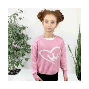 Джемпер для дівчинки Queen Art Knit рожевий - Фото №4