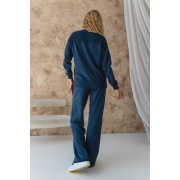 Джемпер в'язаний Katrin new Art Knit синій джинс - Фото №5