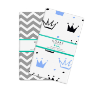 Набір наволочок Cosas Crown Blue / Zigzag Grey - Фото №5