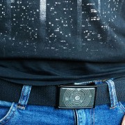 Ремінь тканинний ZIZ Планети чорний ZIZ-2902201 - Фото №3