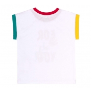 Футболка для дівчинки Bembi ФБ815 супрем біла з червоним - Фото №3