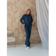 Штани в'язані Katrin new Art Knit синій джинс - Фото №3