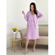 Майка в'язана жіноча Joy Art Knit бузкова - Фото №4