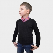 Гольф для хлопчика Прованс Геометрія чорний - Фото №4