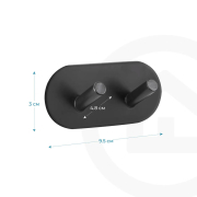 Гачок клейкий Lux Double Black Fabrika FK0216 - Фото №3
