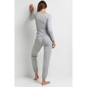 Штаны пижамные женские Basic Ellen LTK 81/12/06 серые - Фото №4