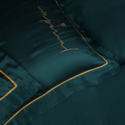 Постільна білизна Imperial Tencel 07 Emerald MirSon з вишивкою - Фото №5