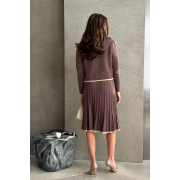 Жакет в'язаний жіночий Gabriel Art Knit шоколад - Фото №8