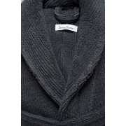 Халат махровий з коміром Bold New antrasit Lotus Home - Фото №4