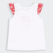 Пижама для девочки ПЖ48 супрем Бемби K11-коралловый-белый - Фото №6