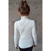 Гольф для дівчинки Art Knit молочний - Фото №4