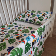 Комплект постільної білизни в ліжечко Jungle SoundSleep муслін - Фото №14