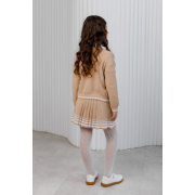 Кофта для дівчинки Герда Art Knit бежевий - Фото №5