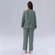 Сорочка-кімоно з мусліну Serli kruvaze kimono kisa cagla Penelope зелений - Фото №4