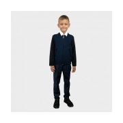 Бомбер для хлопчика Art Knit синій - Фото №4