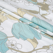 Підковдра з бязі Весняний вечір Home Line блакитна - Фото №3