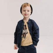 Джинсова куртка КТ318 Бембі 800-синій - Фото №3