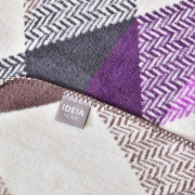 Плед-покривало Kassandra ліла-беж Ideia - Фото №7