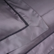 Постільна білизна Imperial Tencel 06 Gray MirSon з вишивкою - Фото №3