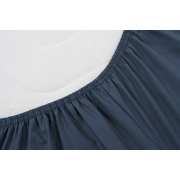 Простирадло на гумці Pure lacivert перкаль Penelope синє - Фото №3