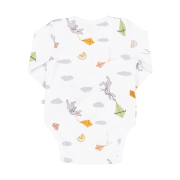 Боді БД59а інтерлок Bembi 1WE-білий-св-сірий - Фото №3