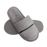 Тапочки домашні жіночі трикотажні Twins сірі - Фото №10