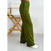 Штани в'язані Jolie Art Knit хакі - Фото №5