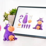 Набір пластиліну, що самозатвердівається Корівка Lipaka 30047-UA01 - Фото №6