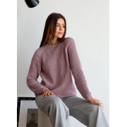 Джемпер в'язаний Cotton рожевий Art Knit Прованс - Фото №3