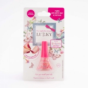 Лак для нігтів 5,5мл Конфетті-Мікс рожево-золотистий мікс Lukky T16750 - Фото №3