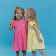 Платье ПЛ392 супрем Бемби C00-лимонный - Фото №5