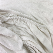 Простирадло на резинці махрове Ярослав диз.04 молочне - Фото №4