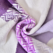 Плед-покривало Kassandra ліла-беж Ideia - Фото №6