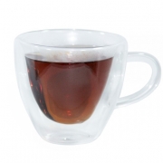 Кружка скляна з подвійними стінками Olens Серце 150 мл 16959-1N - Фото №3