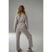 Костюм домашній жіночий капітоній German Volf 25023 кавовий меланж - Фото №5