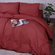 Постільна білизна 17-0608 Stripe Red ranforce-elite MirSon - Фото №3