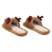 Тапочки домашні Christmas Ardesto коричневі - Фото №4