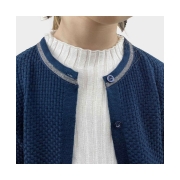 Кофта для девочки Герда с люрексом Art Knit синий - Фото №5