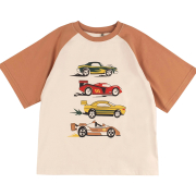 Піжама для хлопчика ПЖ58 футболка та шорти Бембі F20-теракот-молочний - Фото №3