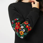 Світшот жіночий Магнолія Lesia чорний - Фото №5