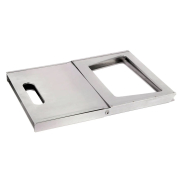 Мангал гриль вугільний 8108347 Notebook&Fire Basket Compact Silver Bo-camp DAS301445 - Фото №3