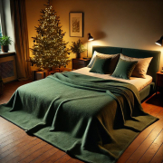 Плед-покривало велсофт Manner Dark Green ТМ Emily 300г - Фото №4