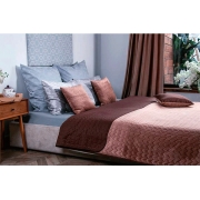 Покривало двостороннє VeLour Руно коричневе - Фото №4