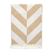 Плед-накидка Barine Fishbone throw mustard - Фото №3