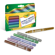 Набір фломастерів Crayola Metallic 6 шт 58-8828 - Фото №3