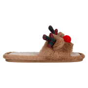 Тапочки домашні Christmas Ardesto коричневі - Фото №3