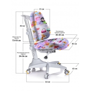 Крісло Mealux Match GL grey base Y-528 GL - Фото №5