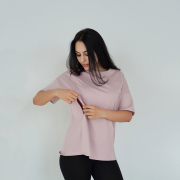 Футболка для годування Мамин Дом 24303 пудра - Фото №7