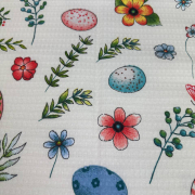 Рушник кухонний вафельний Квітучий Великдень SoundSleep - Фото №6