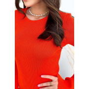 В'язане плаття Verity Art Knit оранжеве - Фото №8